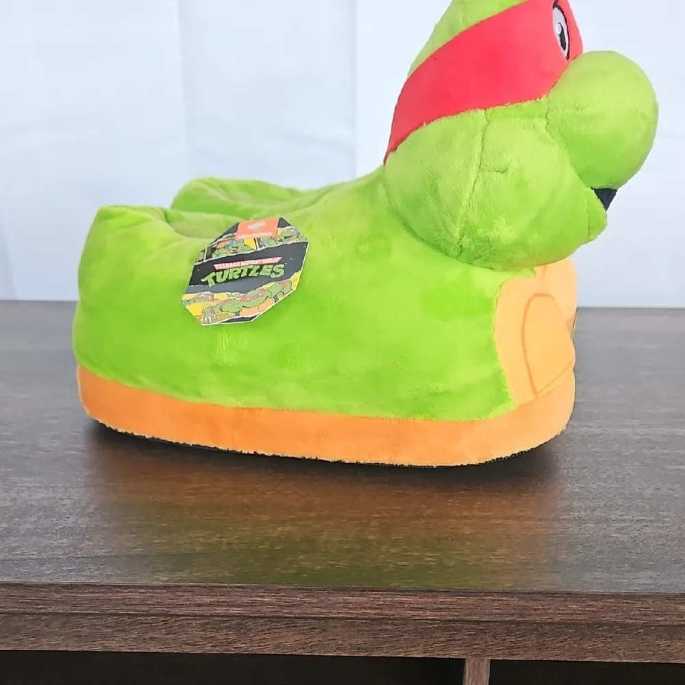 Teenage Mutant Ninja Turtles Green & Orange Kids Slippers